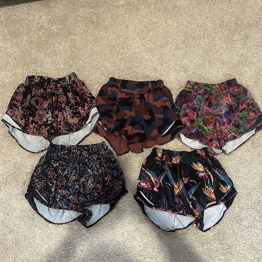 Multicolored Lululemon shorts bundle